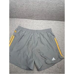 Adidas Response Climalite Shorts Womens XL Gray Mesh Lined Elastic Waist Pull On